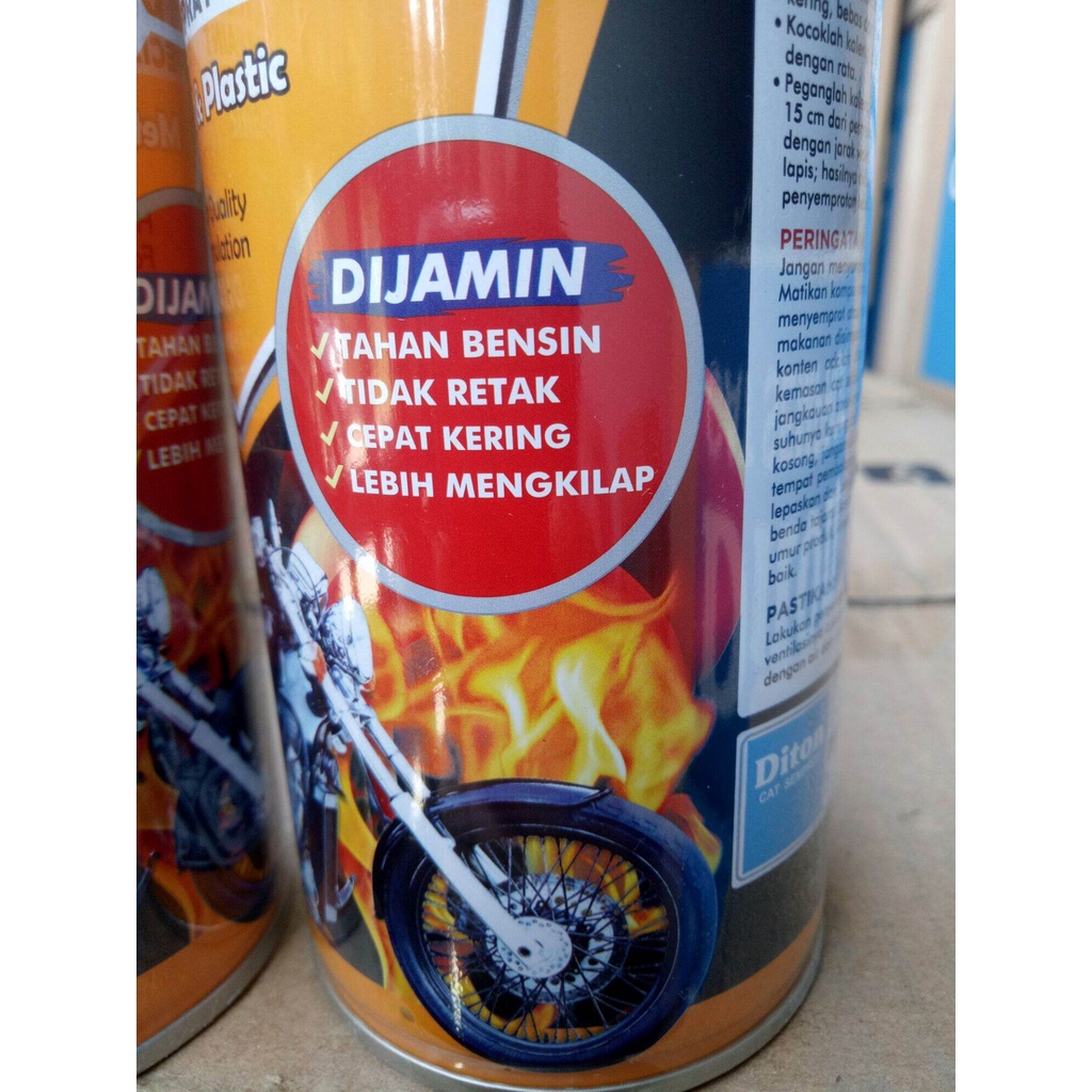 Pilok Diton premium Excellent Blue 9312 400cc Pilox Biru tua Biru cat semprot tahan bensin cat semprot diton premium