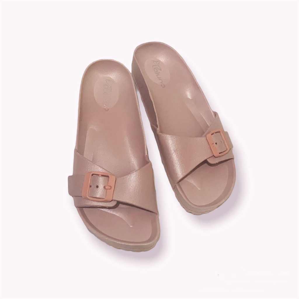 Sandal Wanita Terbaru /Sendal Selop Jelly Laluna2171/Teplek Karet Import