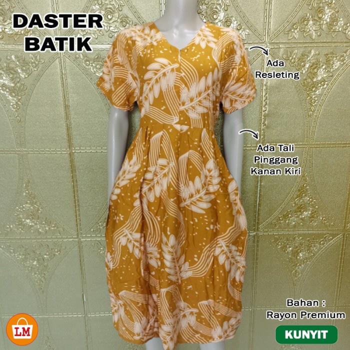 Daster Rayon Wanita Motif Batik Tali Samping fit to XL Termurah LMS 32750