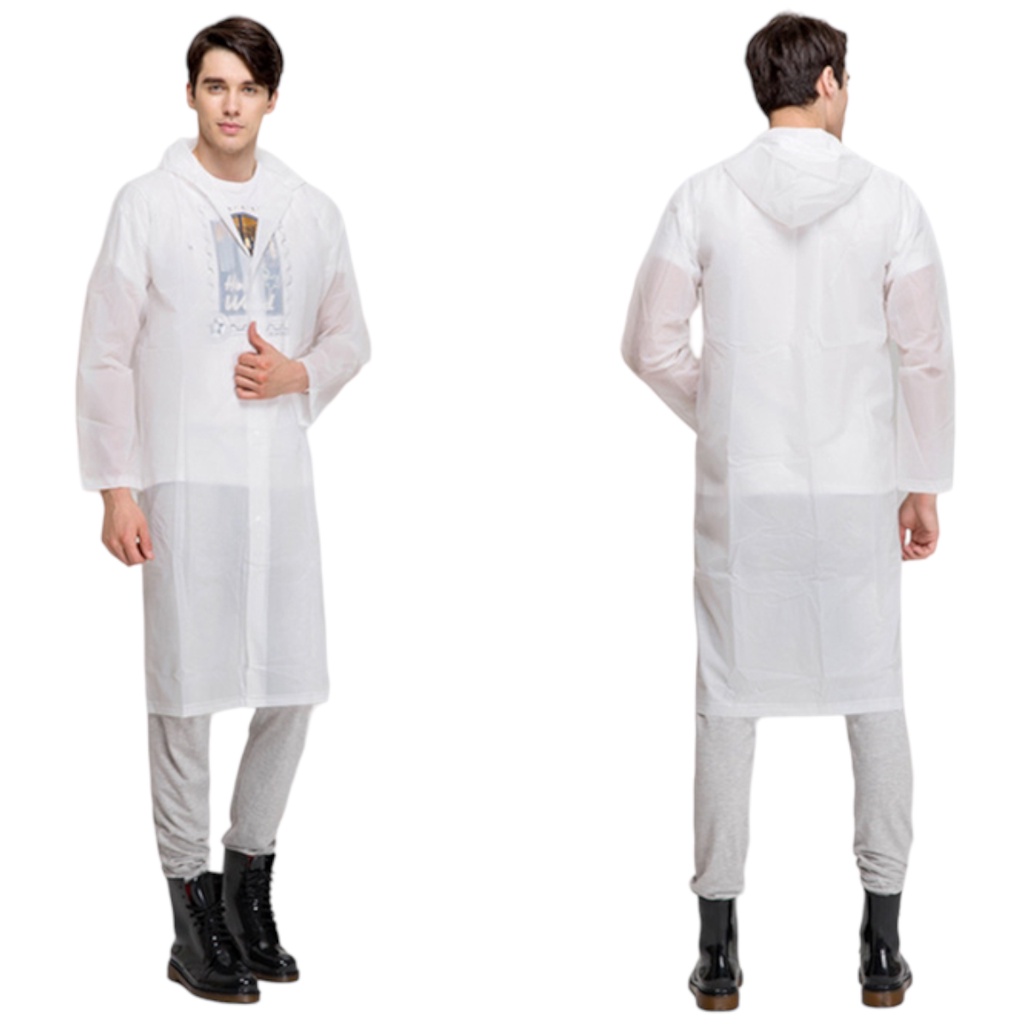 Jas Hujan Portable Poncho with Hood