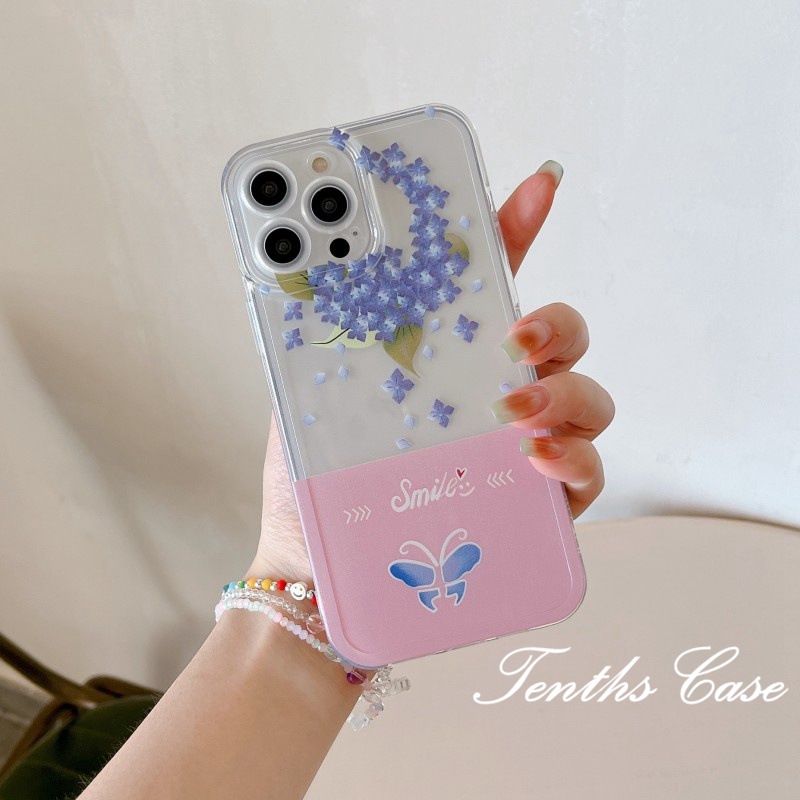 Untuk Huawei Y7A Y9s Nova9 7 7i 7se 6se 5T 4e 3i Y9 Prime 2019 Honor 8x Angel Eye Purple Flowers Casing Ponsel