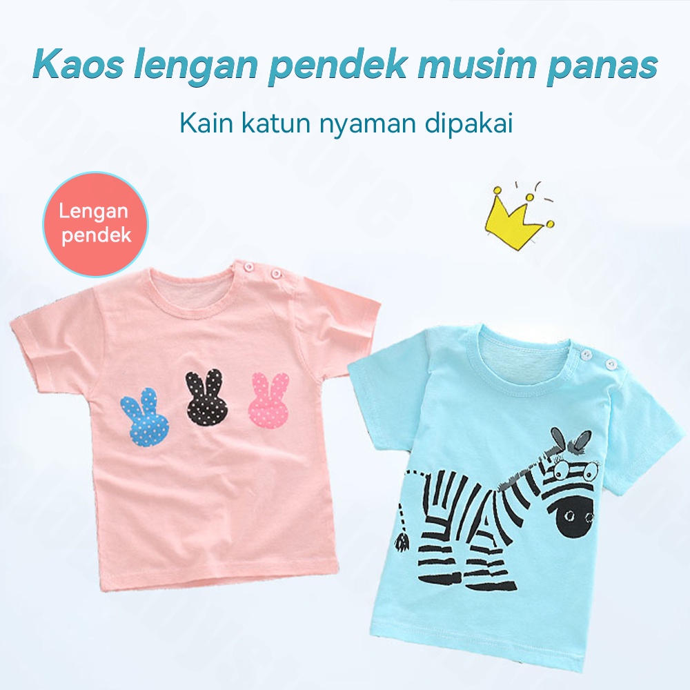 Halo Baby 0-3thn kaos bayi/Baju kaos anak bayi/T-shirt anak Lengan Pendek lucu