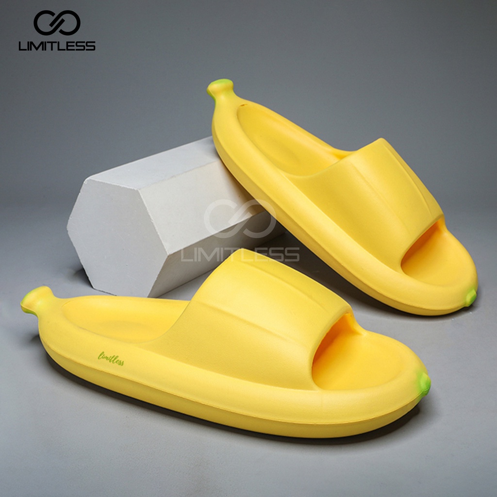 Sandal Anak Pisang Lucu Anti Slip Korean Style Sendal Banana Anak Perempuan Nyaman Sandal Pisang Terbaru 2023