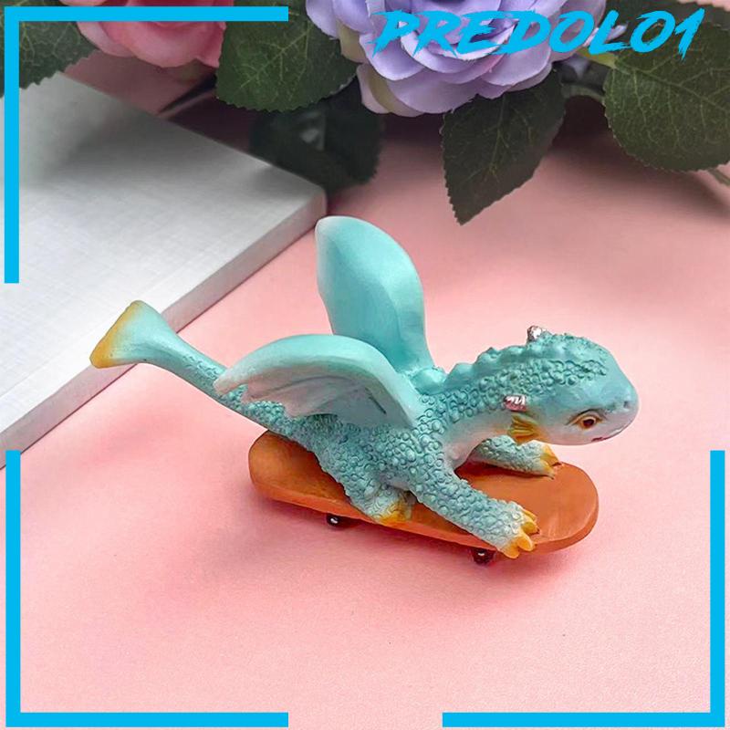 [Predolo1] Patung Patung Taman Hewan Kerajinan Patung Naga Untuk Indoor Desktop Outdoor