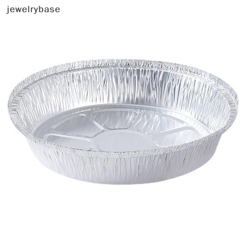 [jewelrybase] 10pcs 6/7 /8 /9 inch Loyang Bulat Foil Pie Dish Tin Cake Tray Loyang Bake Cases Butik