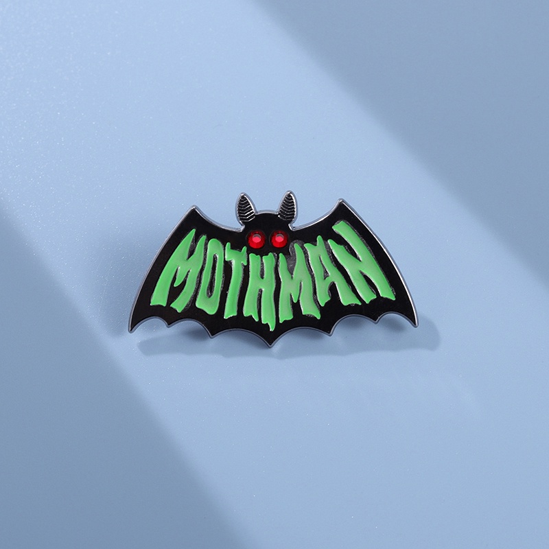 Mothman Series Lapel Pin Kartun Batman Enamel Bros Ransel Lencana Hadiah Untuk Teman