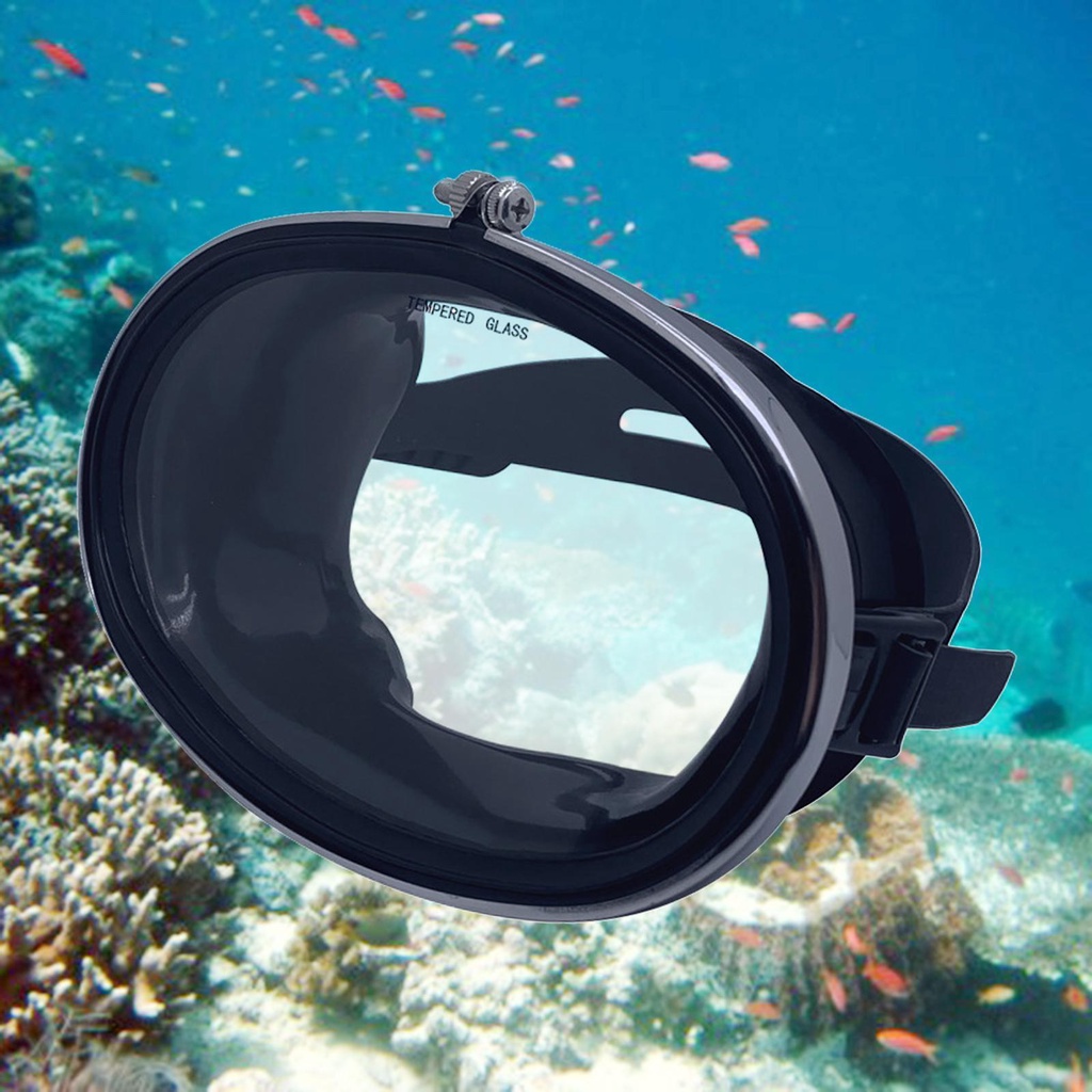Masker Selam Dewasa Klasik Tahan Air Tampilan Lebar Bawah Air Renang Kacamata Goggles