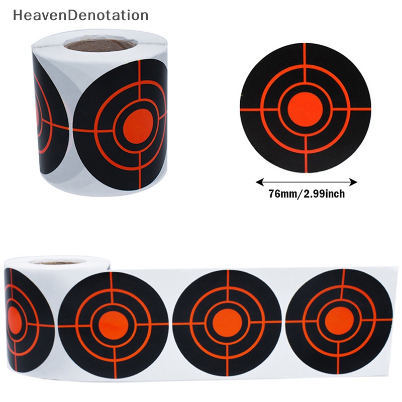 [HeavenDenotation] 100 /250pcs Stiker Shoog Target Tembak Splatter Untuk Latihan Shoog HDV