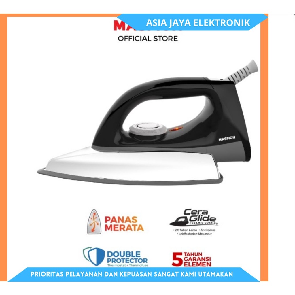 MASPION Setrika HA-380 Baru Batik Series Ceramic