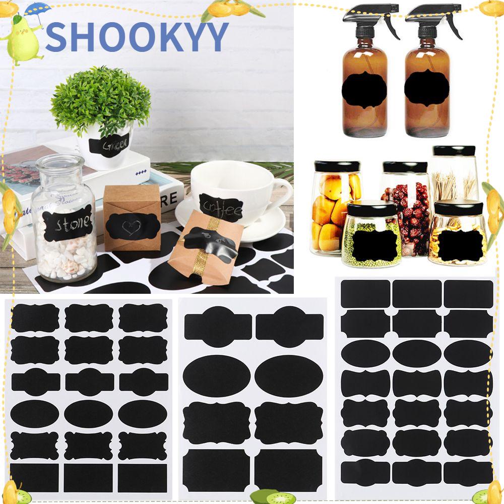 Chookyy Papan Tulis Stiker Tahan Air Vinyl Craft Bumbu Dapur Organizer Handmade Sealing Sticky