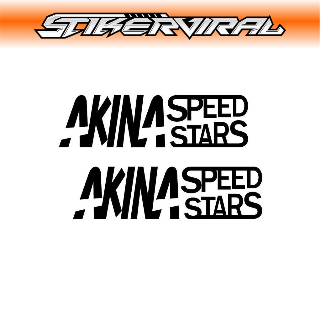 STIKER AKINA SPEEDSTARS INITIAL D VINYL JDM DECAL