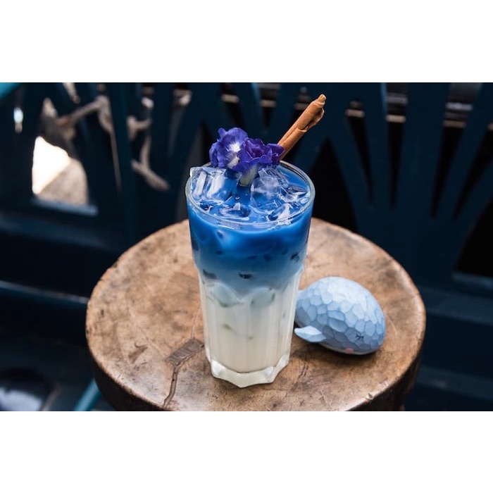 

N.E.W Pure blue tea Matcha powder bubuk 100% original -pewarna makanan alami