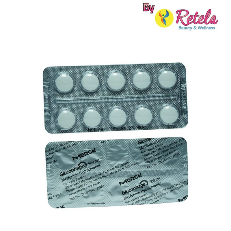 GLUCOPHAGE 500MG 10 TABLET