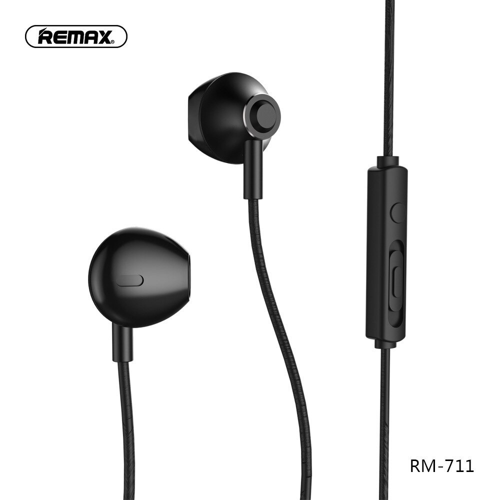 AKN88 - REMAX RM-711 - In-Ear Wired Earphone 3.5mm - 1.2M Cable Length