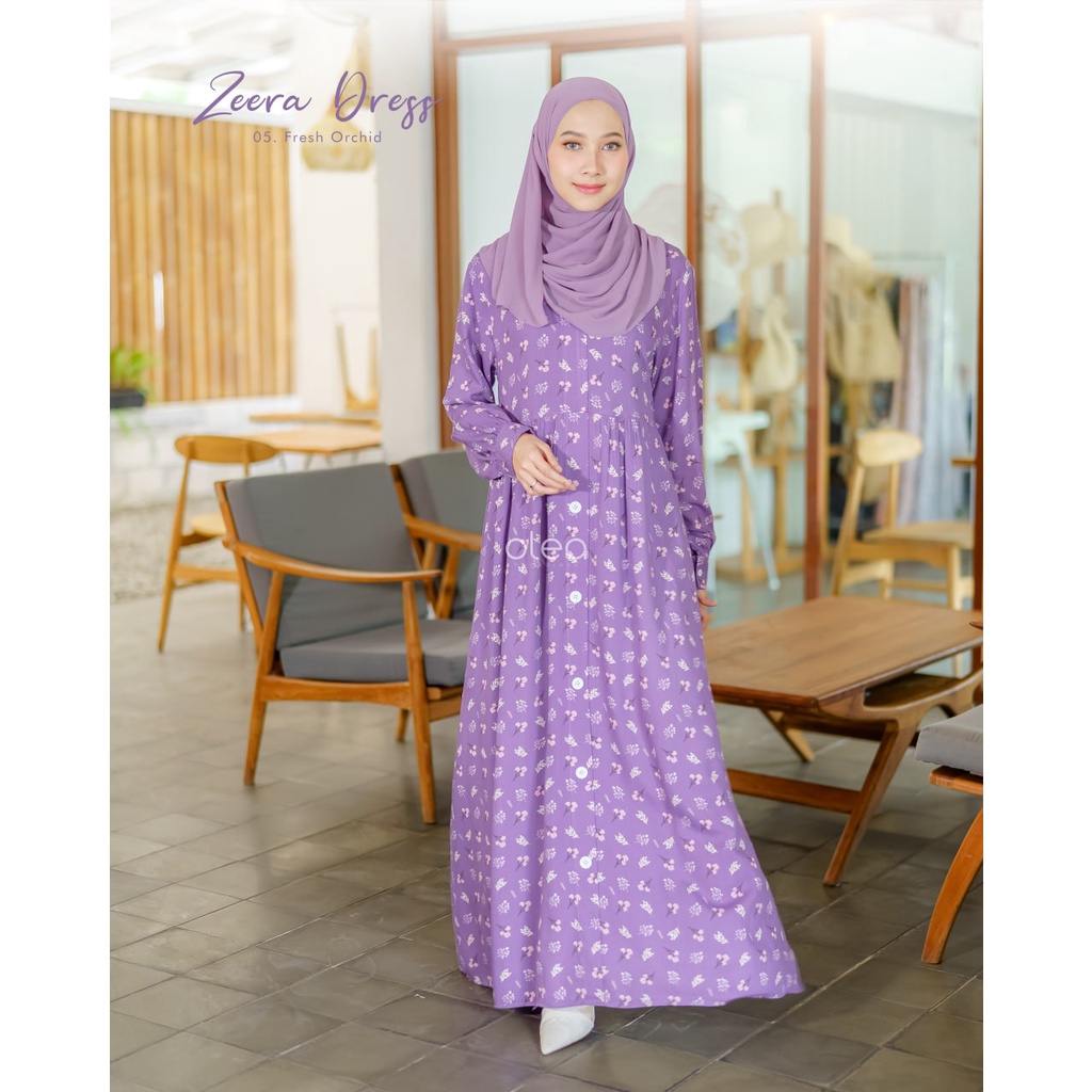 PO Limited Zeera Dress Gamis Dewasa By Olea