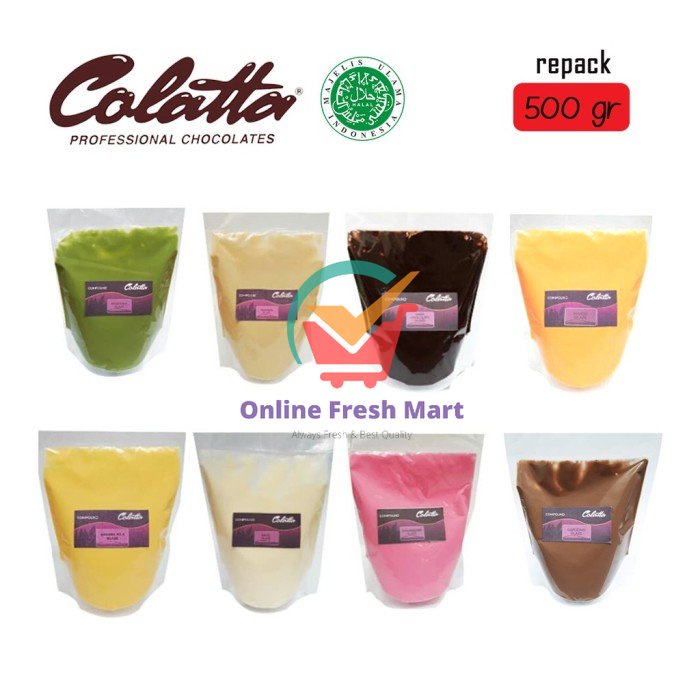 

Colatta Glaze Donat Repack [500 gr] - White Chocolate - Online Fresh Mart Denpasar