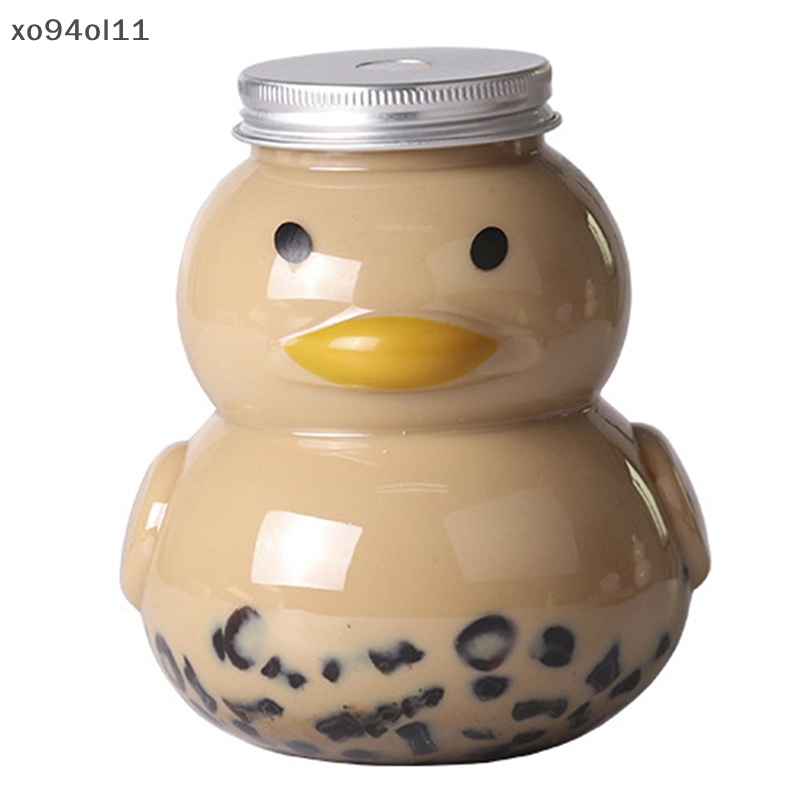 Xo 500ML Duckling Fruit Water Cup Botol Minuman Yogurt Kopi Juice Bottle Party OL