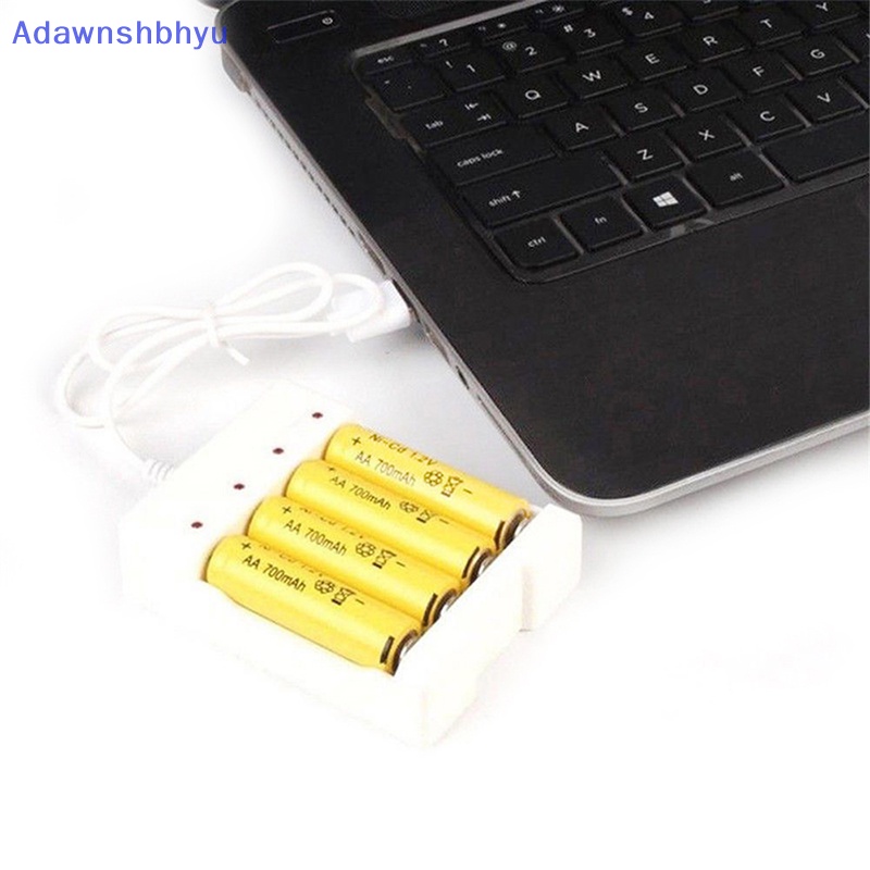 Adhyu 1.2V Universal 4slot AA/AAA Rechargeable Charger Adapter Colokan USB ID