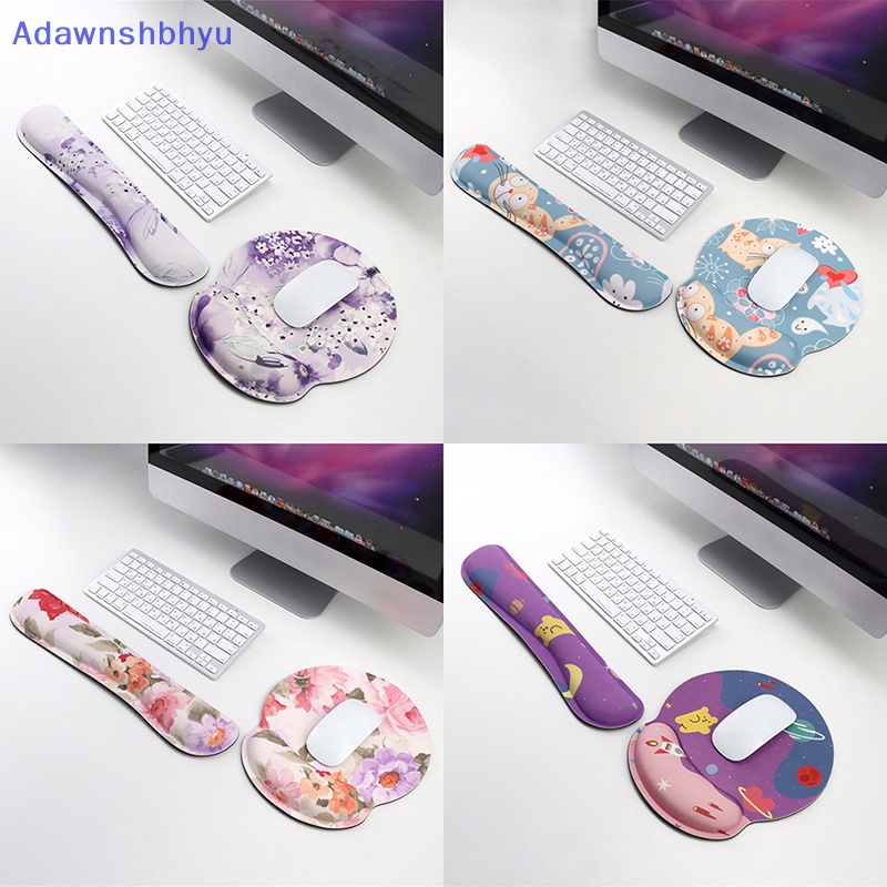 Adhyu Ergonomis Mouse Pad Keyboard Wrist Rest Support Pad Cushion Untuk Kerja Kantor ID