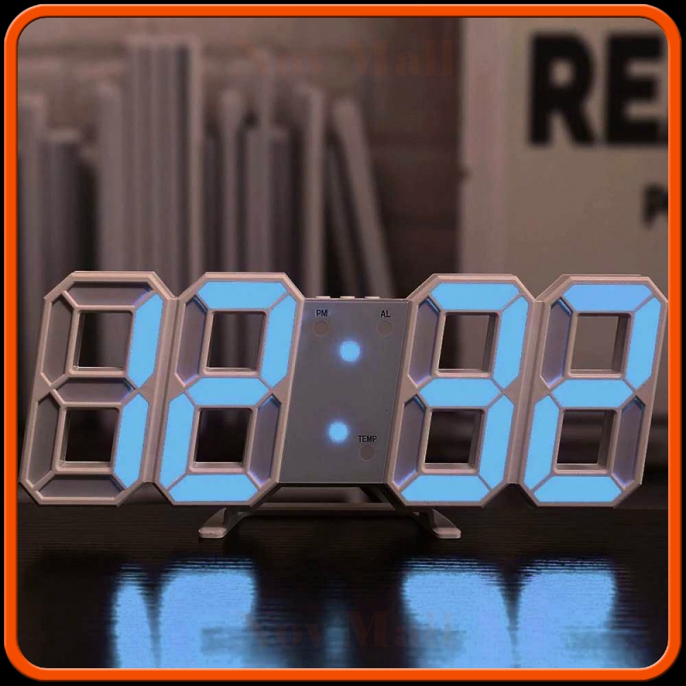 Taffware Jam Meja LED Digital Clock - TS-S60-W