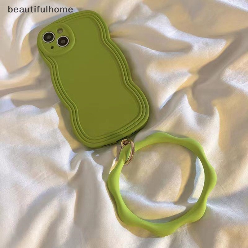 {Cantikrumah} Tali Cincin Gantung Universal Case Ponsel Berbentuk Bambu Gelang Silikon Kreatif al Ponsel Case Pergelangan Tangan Tali Portabel Anti Jatuh Dan Anti Hilang Kunci Ring