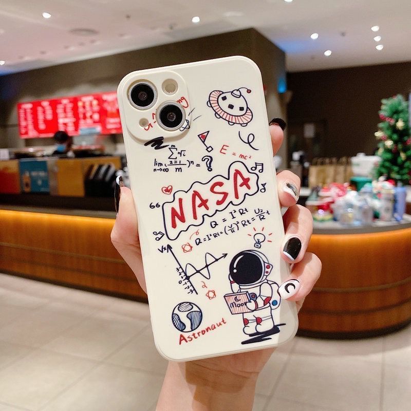 0396 VVV CASE GAMBAR NASA SAMSUNG A54 A6+ J8 A15 M15 A05S A05 A24  silikon gambar ASTRONAUT pelindun