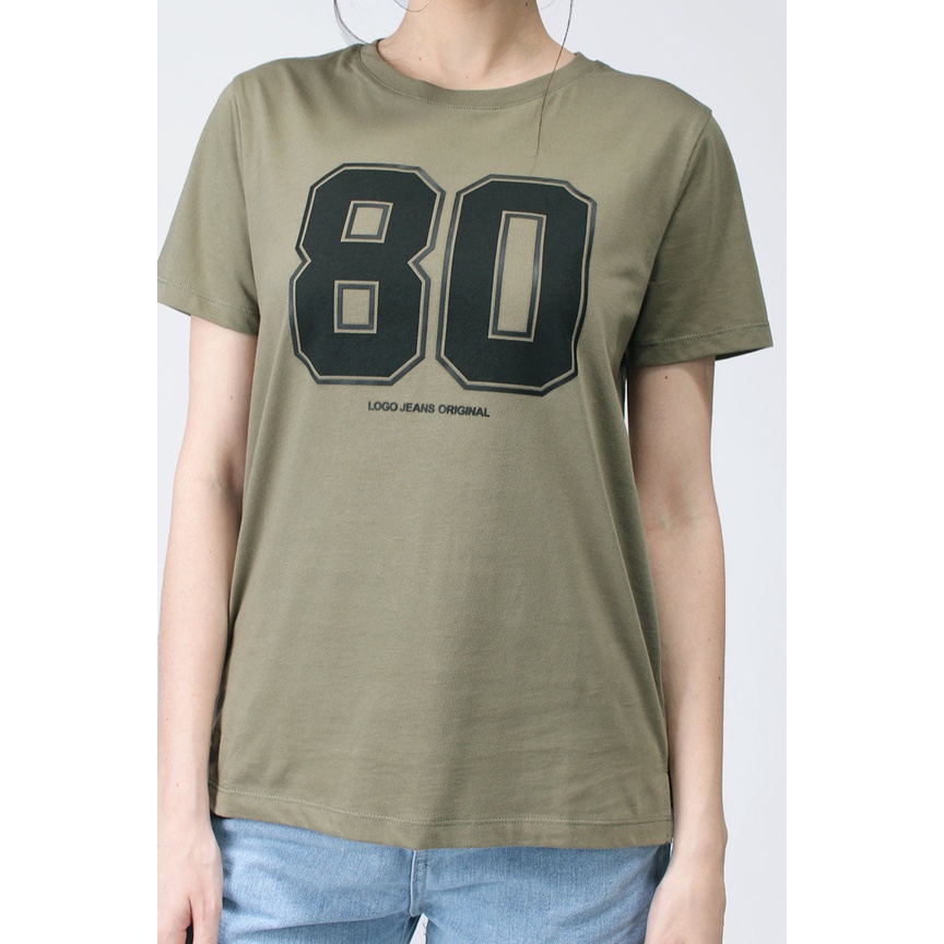 Logo Jeans - Kaos Wanita Fionn 12747L4AR