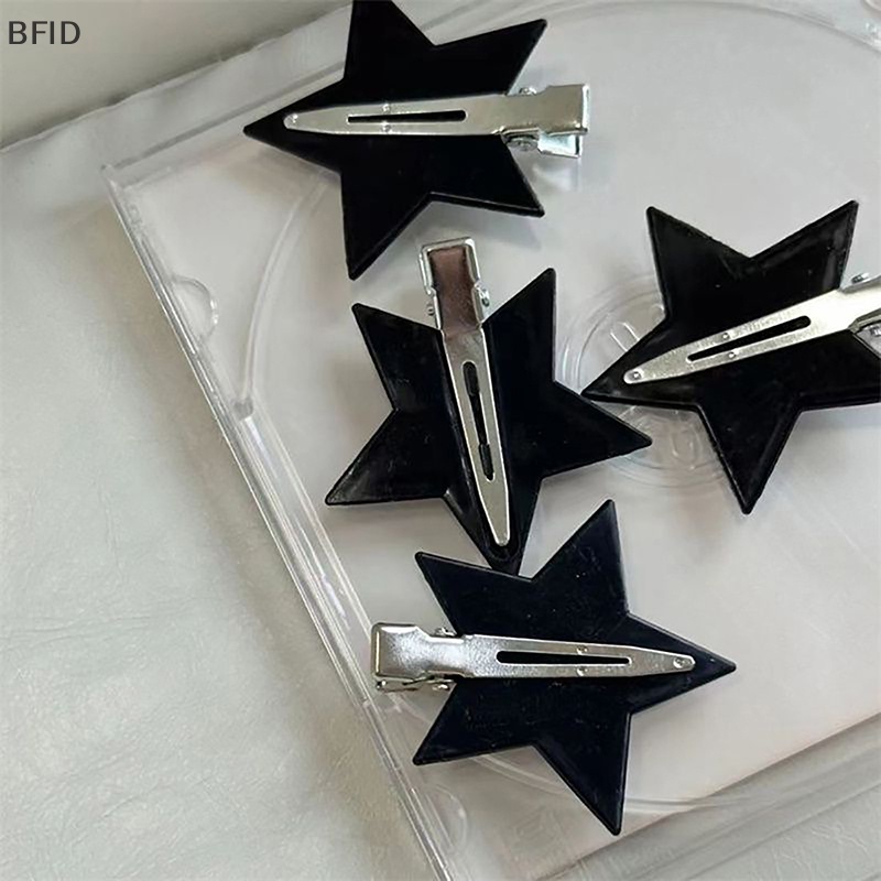 [BFID] Jepit Rambut Bintang Manis Keren Pesona Sederhana Baru Metal Bobby Pin Y2k Alligator Clip [ID]