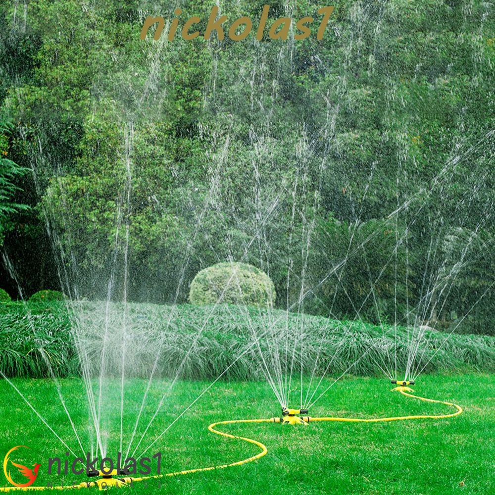 Nickolas1 Sprinkler Rumput Stabil Sprayer Otomatis Pendingin Perlengkapan Taman Irigasi Pembibitan Trigeminal Nozzle