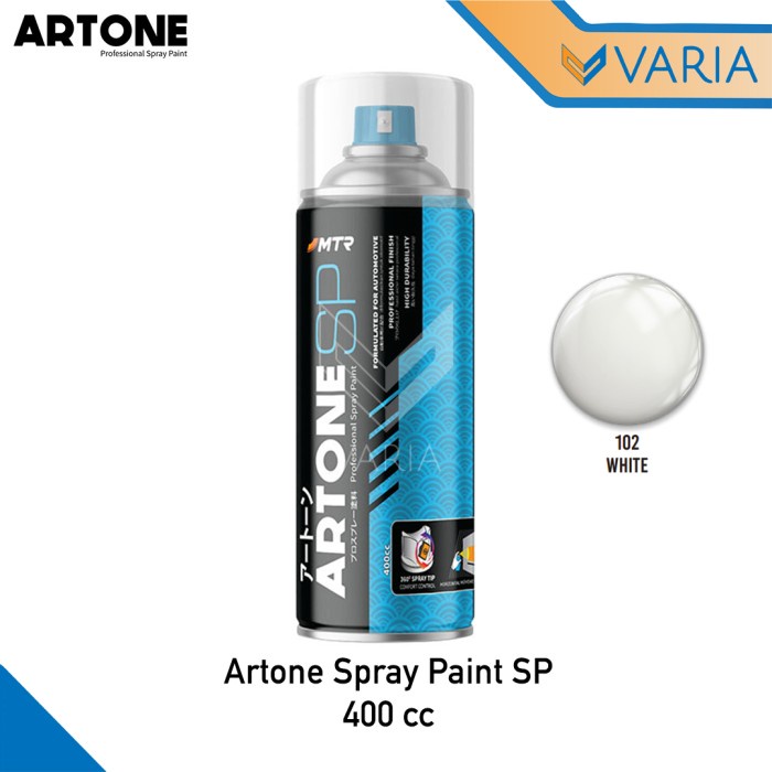 Artone SP 400 cc White 102 Putih Professional Spray Paint Cat Semprot