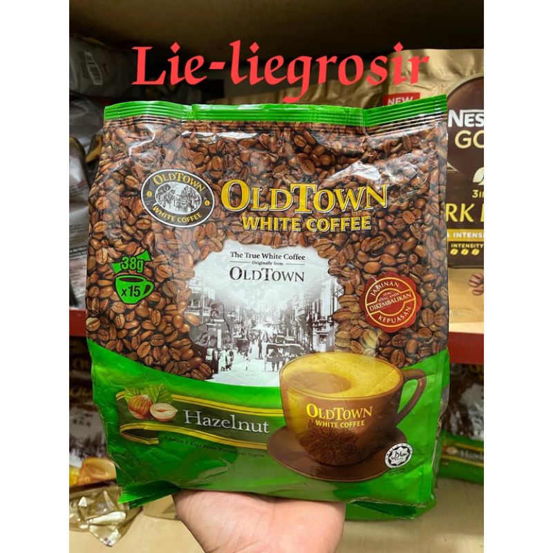 

Hazelnut Oldtown white coffee l kopi Oldtown Hazelnut