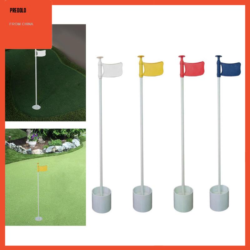 [Predolo] Golf Putting Bendera Hijau Dan Latihan Tiang Bendera Golf Bendera Golf Rumah