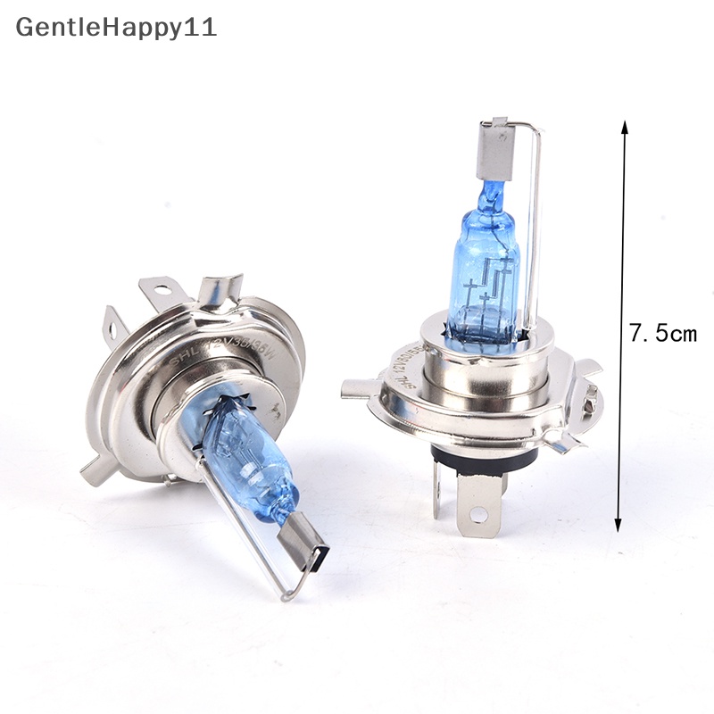 Gentlehappy 2PCS Super Terang 35/55w Mobil H4 Haen Lamp Socket Auto Headlight Bulb id