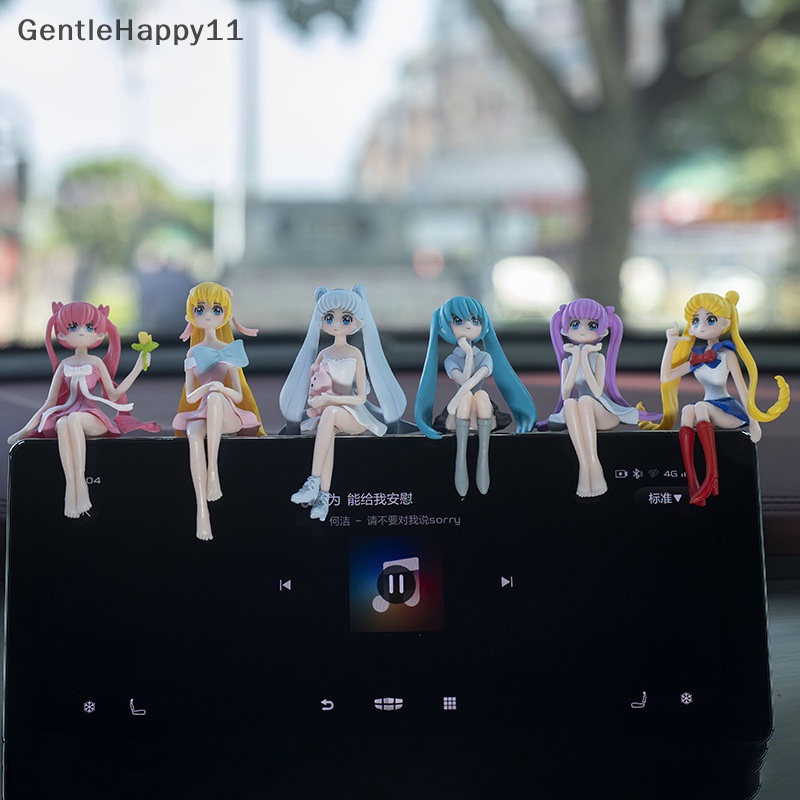 Gentlehappy Ornamen Dashboard Mobil Model Anime Sailor Moon Action Figure Dekorasi Kawaii Gadis Cantik Aksesoris Mobil Interior Gadis id