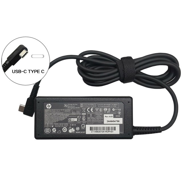Adaptor Charger Laptop HP Spectre X360 13-AC Elitebook 1040 G4 65W - STANDAR