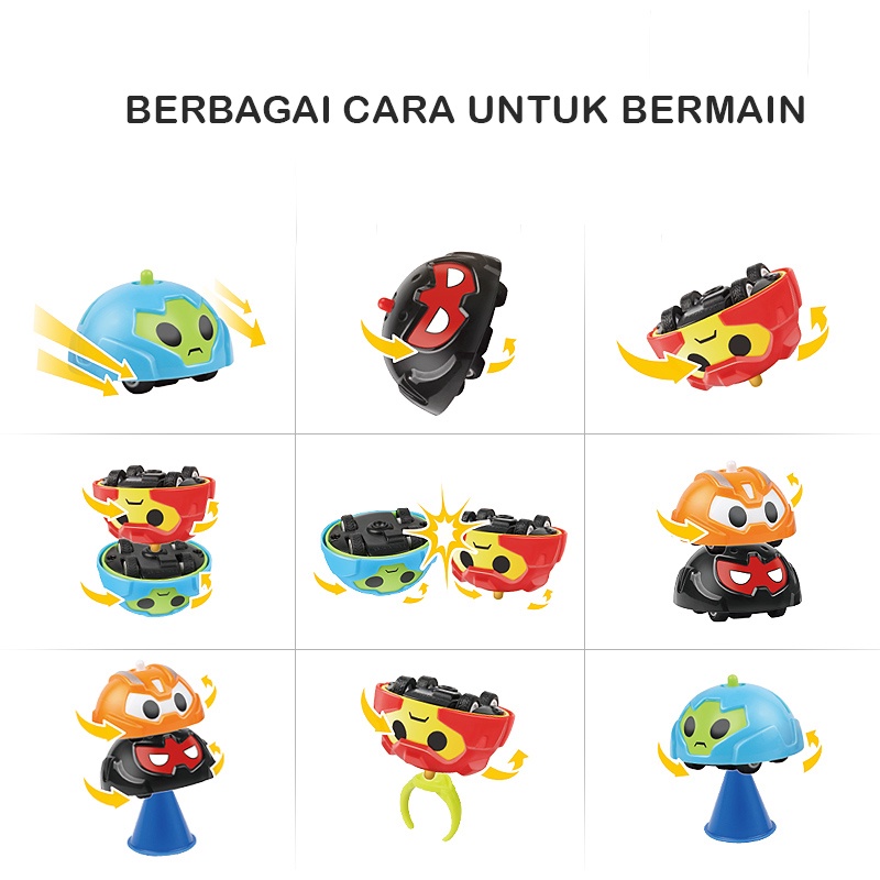 SM-MAINAN ANAK GYRO FORCE /ROBOT SPRINT/GIROSKOP/MAINAN ANAK DAN BAYI/ MAINAN GYRO / BISA UJUNG JARI