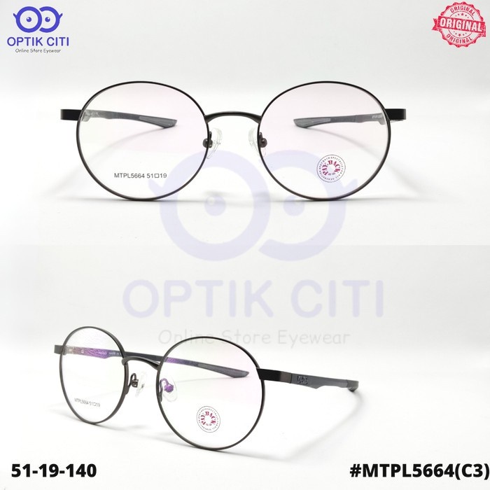 Frame Kacamata Pria Sporty PayBack MTPL 5664 Bulat Original