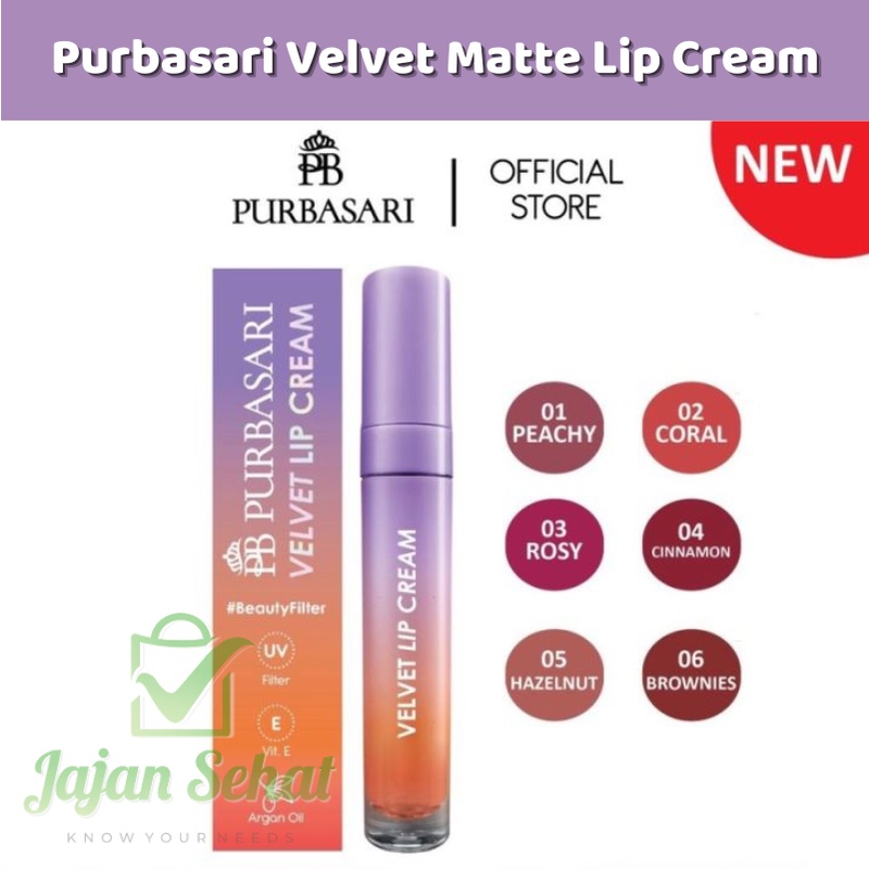 Purbasari Velvet Matte Lip Cream