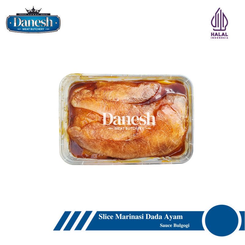 

Slice Marinasi Dada Ayam 500gr Makanan Beku Halal
