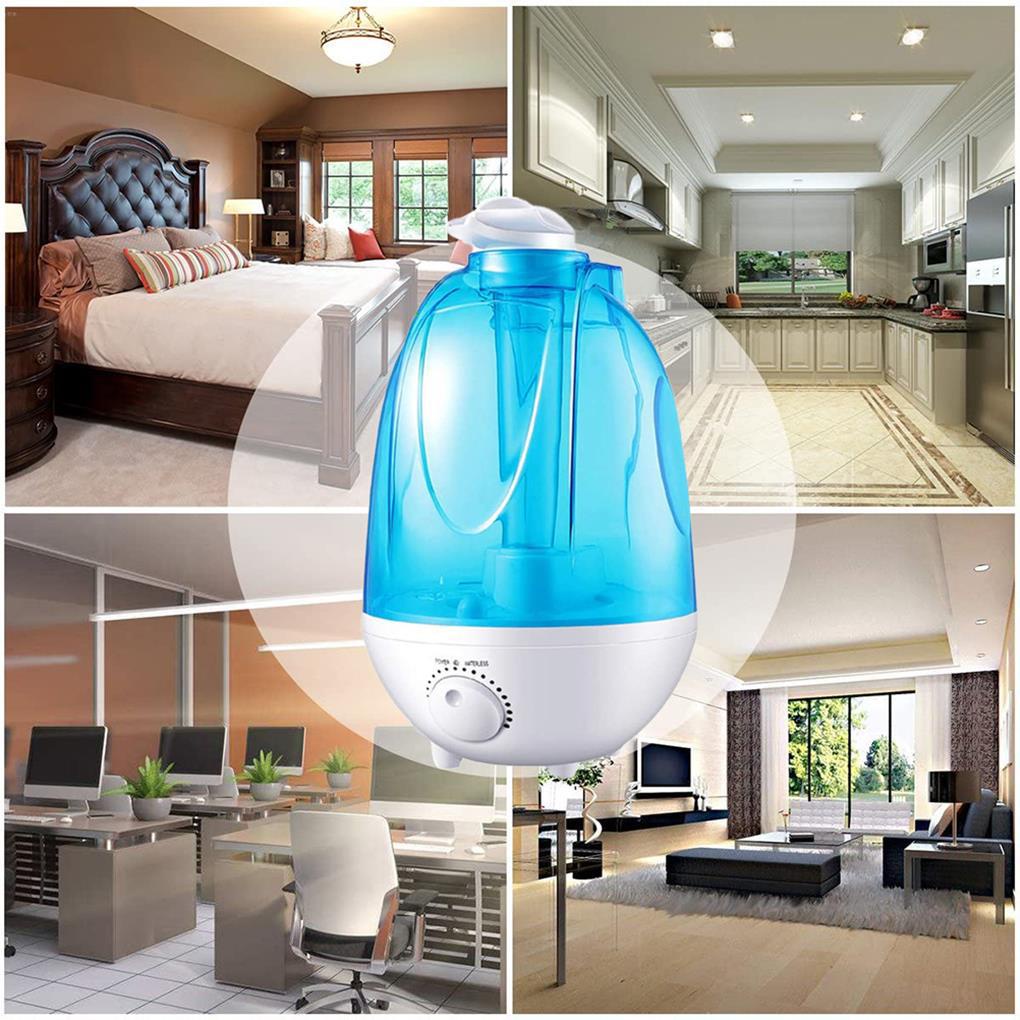 4l Ultrasonic Air Humidifier Desktop Double Spray Aroma Pelembab Penjernih Udara Dengan Lampu LED Humidifier Untuk Rumah Diffuser Mist