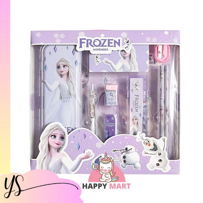 

yeong_stuffid ATK sekolah Kotak pensil unicorn / pony / frozen set pensil mekanik - Spiderman Tepak Pensil Set Dengan Penghapus Penggaris Dll Motif Lucu Kekinian