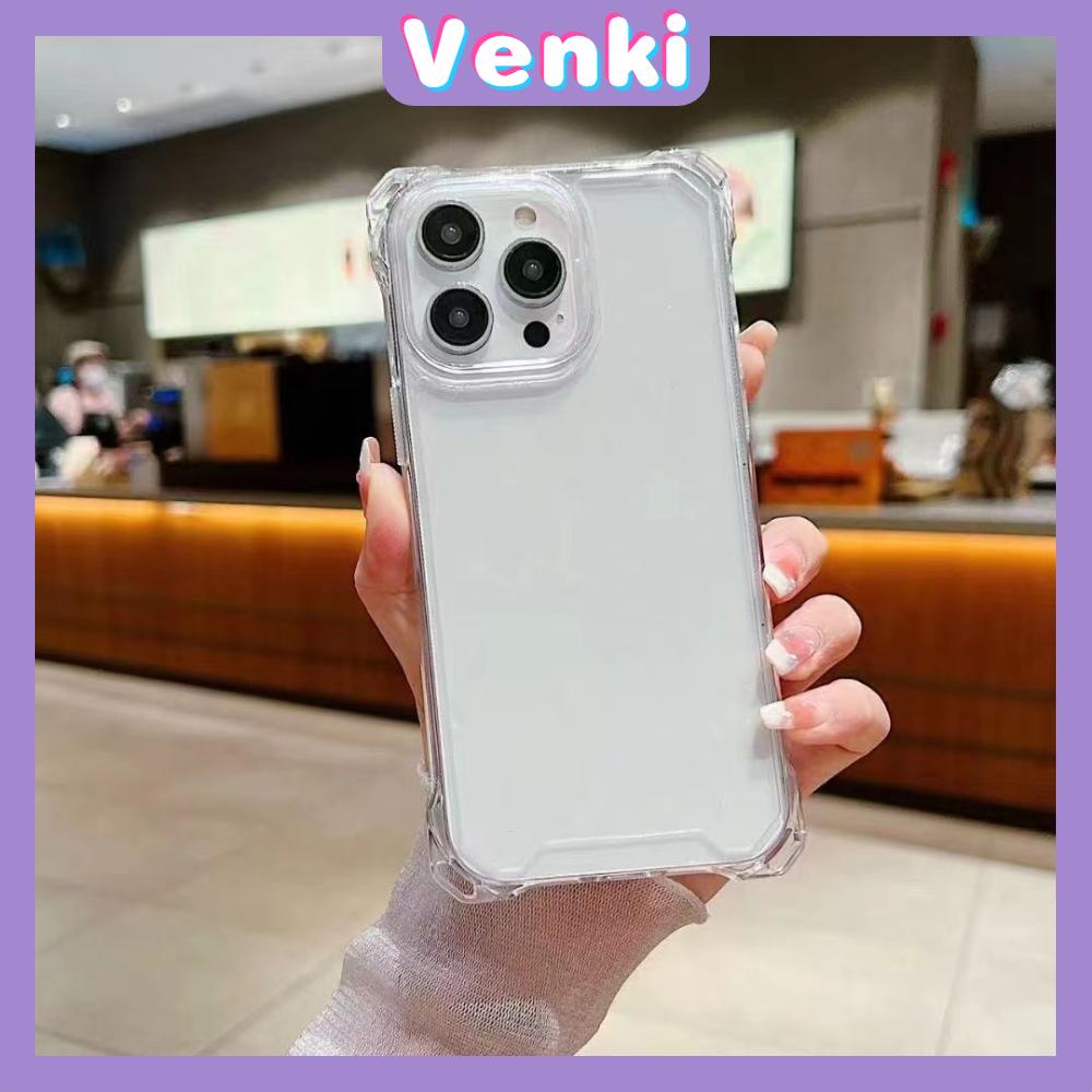 VENKI - Untuk iPhone 11 Case Polos Case Empat Sudut Lanyard Shockproof Protector dengan Lanyard Gelang Bening Akrilik Kompatibel dengan iPhone 14 Pro Max 13 Pro Max iPhone 12 Pro Max XR