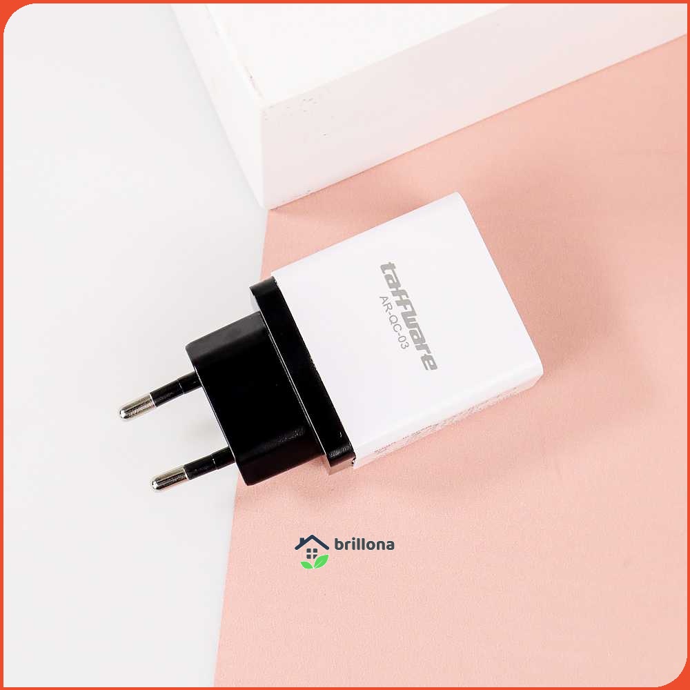 Taffware Charger USB 3 Port Qualcomm QC 3.0 EU Plug - AR-QC-03