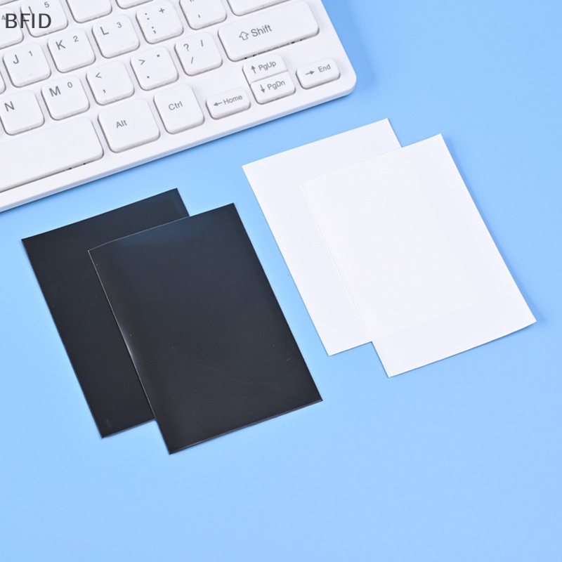 [BFID] 50pcs /set Pelindung Pelindung Kartu Transparan Pemegang Kartu Tarot Lengan Pelindung Lengan Pemegang Untuk Kartu Baseball Kartu Olahraga [ID]