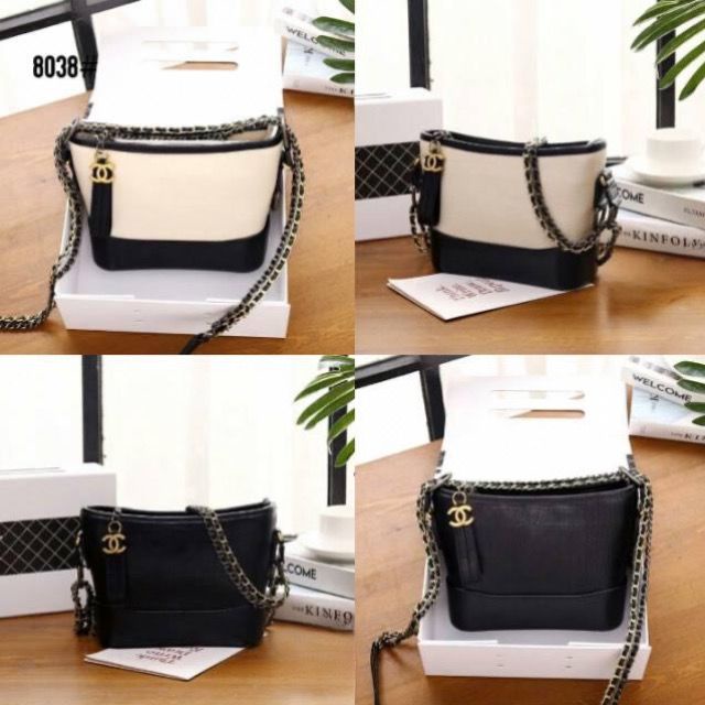 TAS CHANEL GABRIELLE SMALL HOBO CROCO