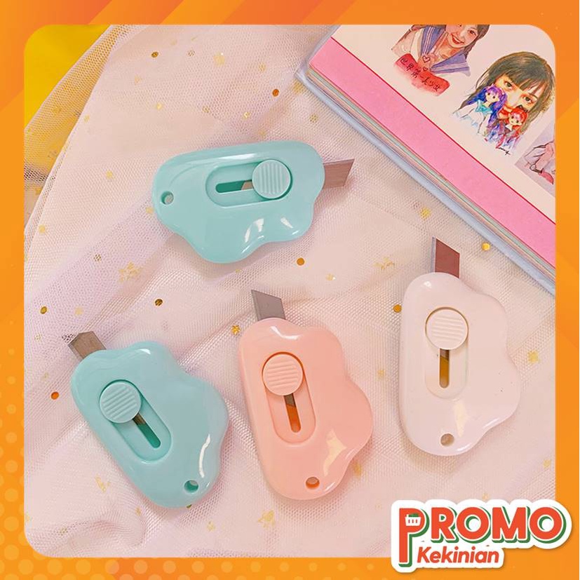 

PROMO KEKINIAN - H5656 Cutter Mini / Cutter Mini Pisau Kecil Bentuk Awan / Cutter Mini Bentuk Awan / Pisau Pemotong Mini Lucu / Travel Cutter