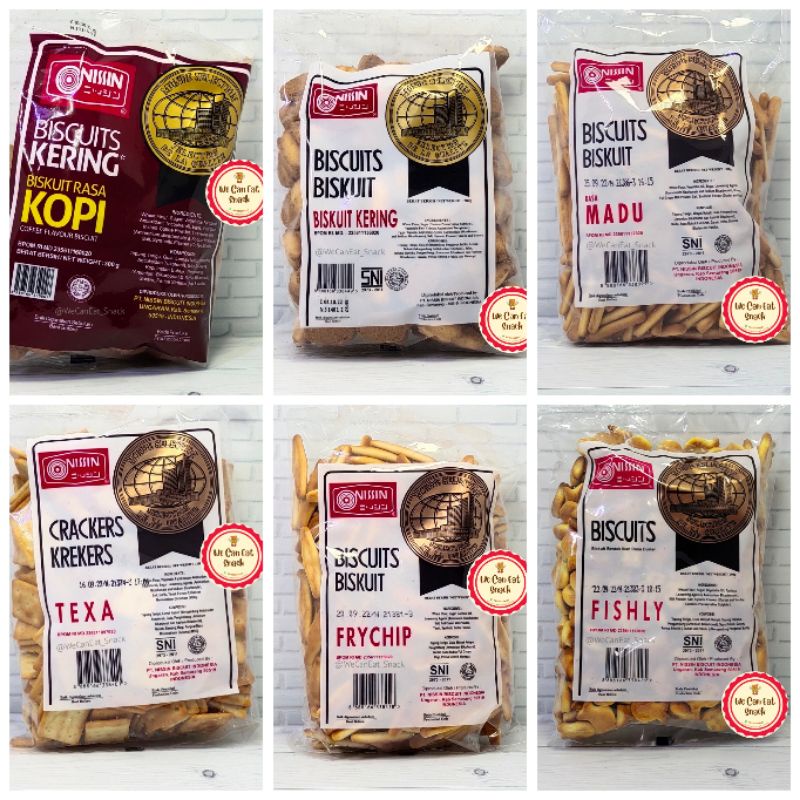 

Kue Kering Nissin Kopi-Frychip-Kue Kering-Texa-Fishly-Madu 300gr