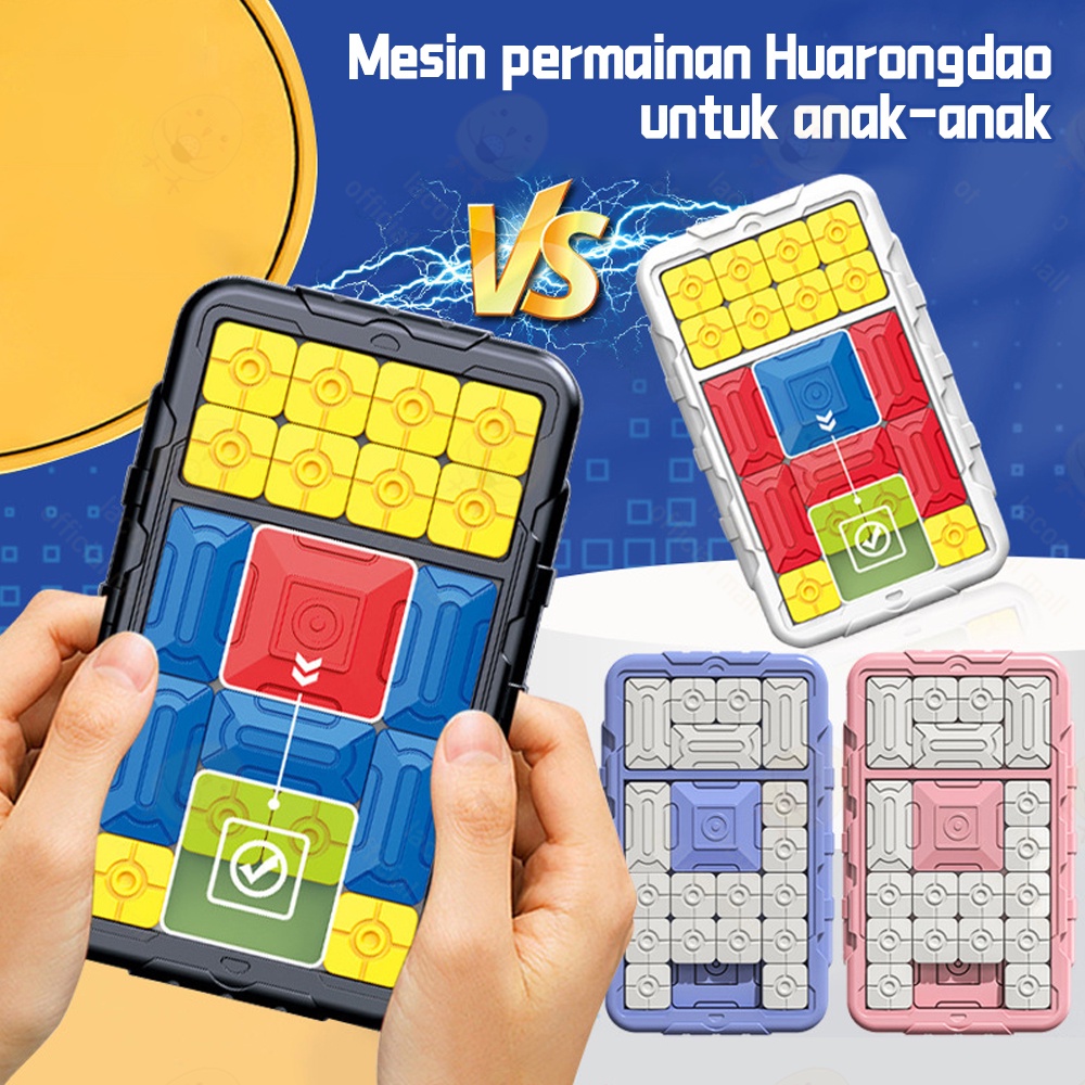 Lacoo Mainan edukasi anak Puzzle geser anak cerdas Super slide giiker