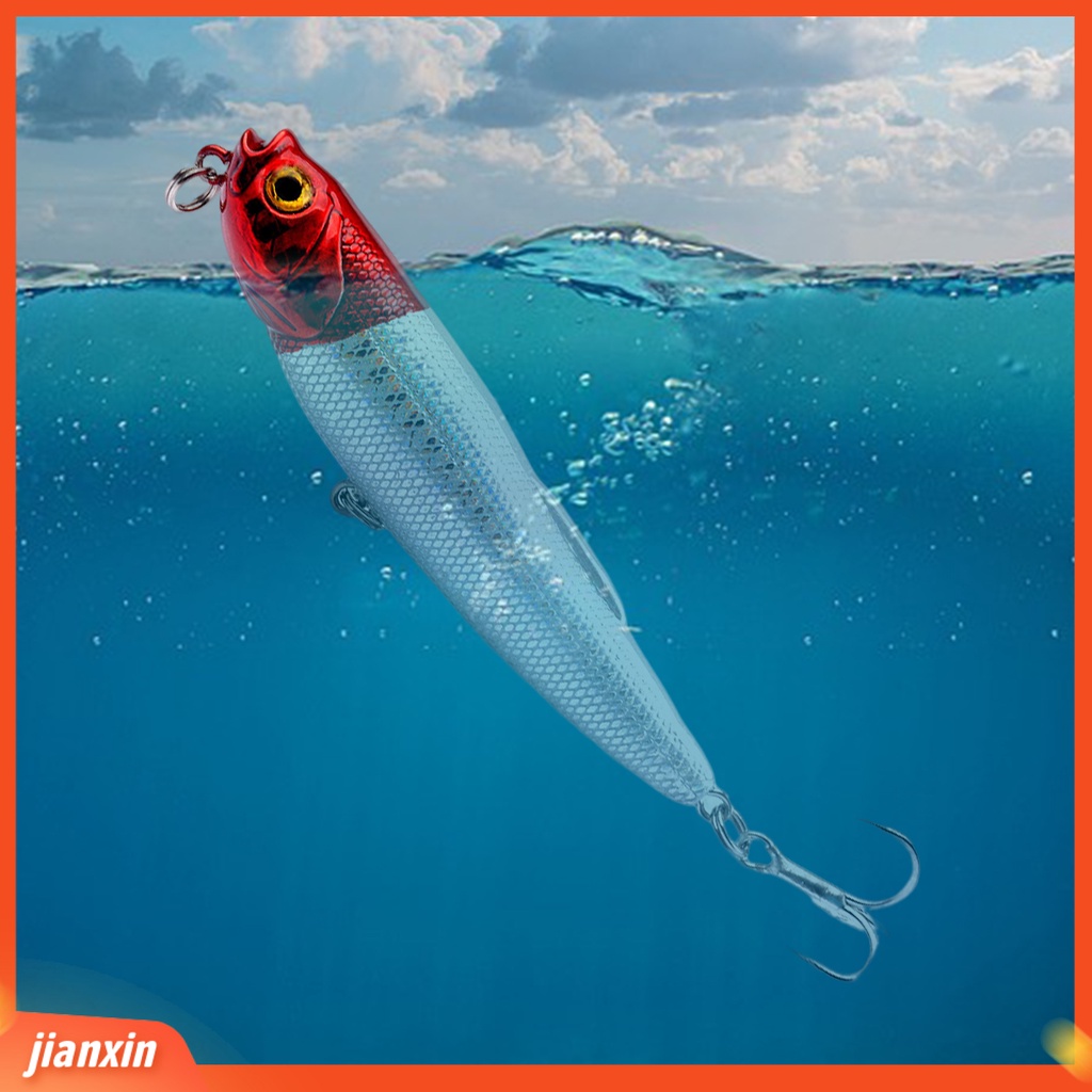 (In Stock) 8.8cm /9g Umpan Pancing Penembus Kuat Menggoda Tajam Top Water Floating Popper Hardbait Untuk Pemancing