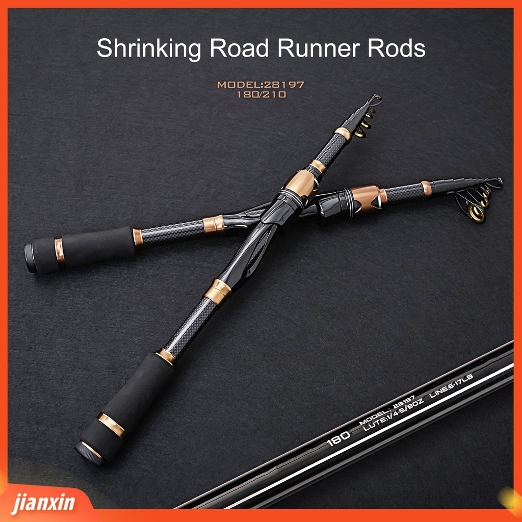 (In Stock) LEO Lure Rod Telescopic Kokoh Memancing Outdoor Ultra Ringan Karbon Portable Marine Fishing Rod Alat Pancing